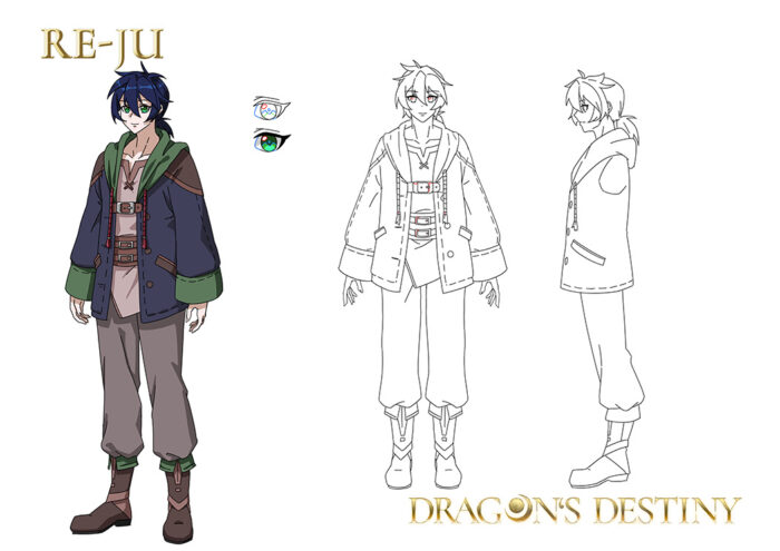 Animecharakterdesign von Re-Ju, gezeichnet von Elderwood Animation Studios