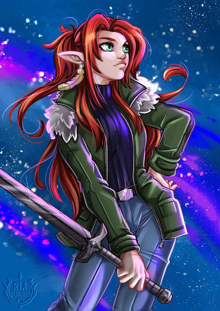 Laki, gezeichnet von Ria Starchild