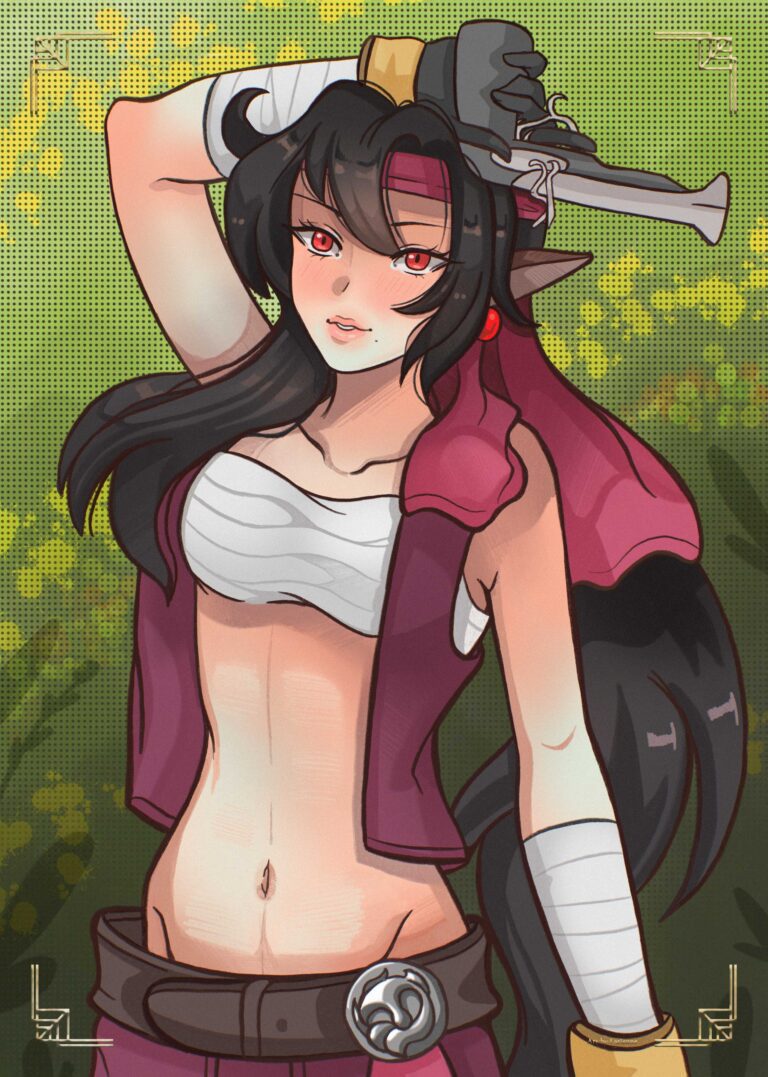 Illustration von Mana, gezeichnet von Larienne